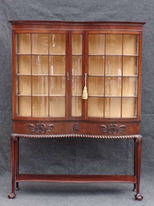 Stunning Mahogany Display Cabinet,china Cabinet