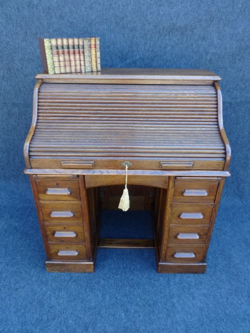 A Good Oak Rolltop Desk