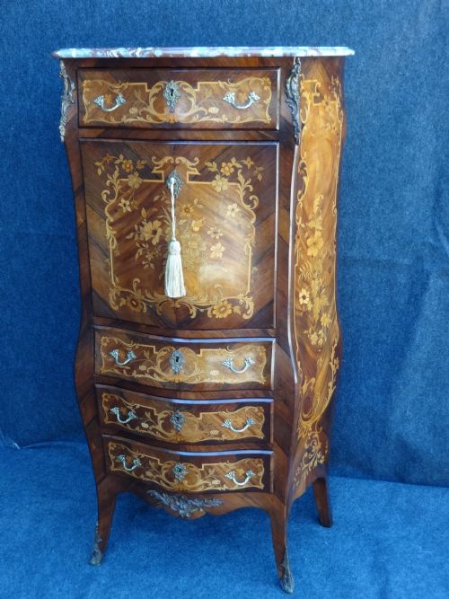 Marquetry Secretaire Abattant