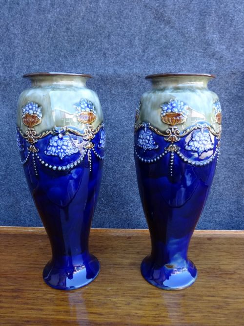 Pair Royal Doulton Vases