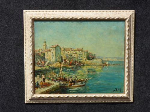 Mediteranian C19th Oil on Canvas