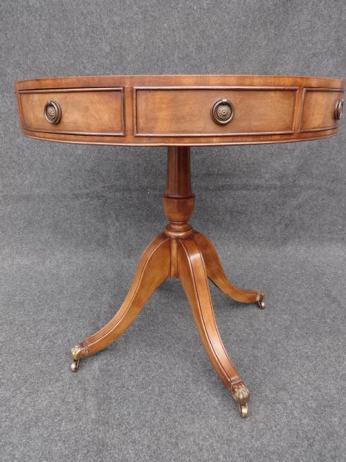Mahogany Drum Table
