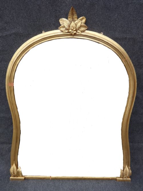 English Gilt Overmantle Mirror