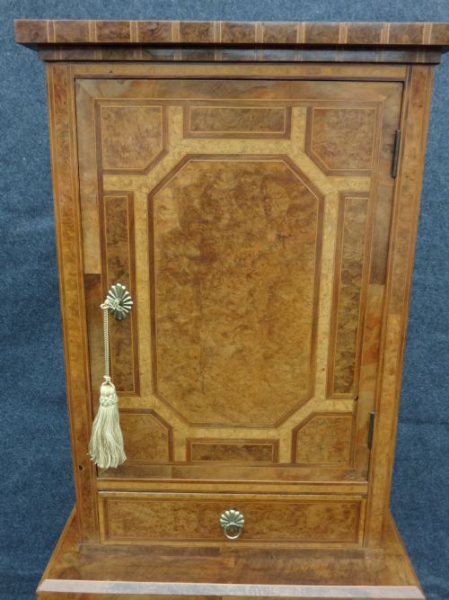 fig 1. Stunning Parquetry Burr Walnut Cabinet