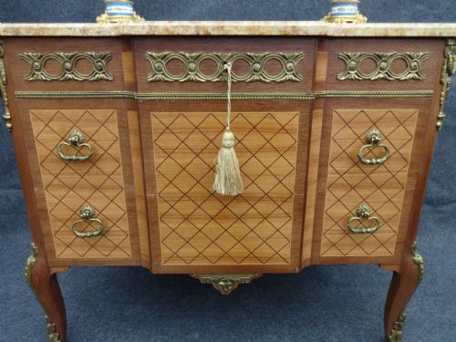 fig 1. French Parquetry Commode chest of drawers