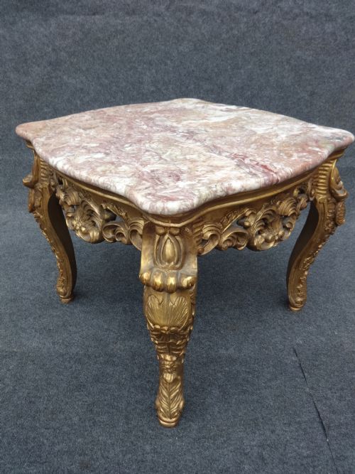 Gilt Marble Coffee Table