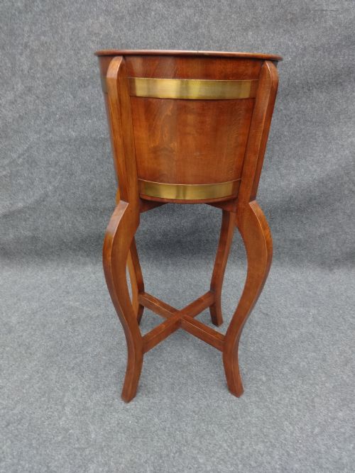 Oak Coopered Jardinere Stand