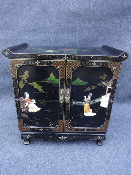 Oriental Laquered Cabinet