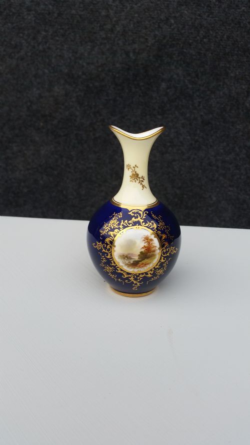Minature Signed Coalport Vase