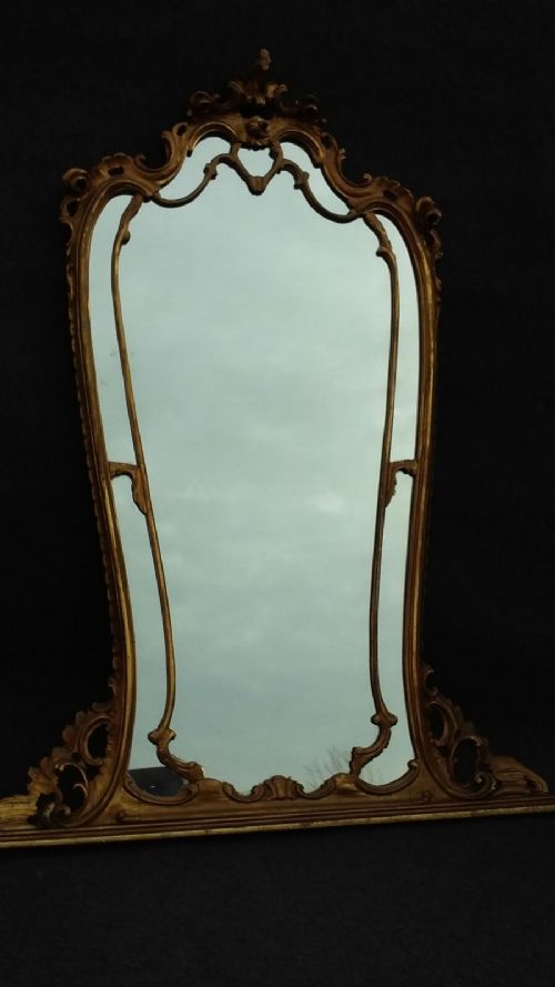 Gilt Overmantle Mirror