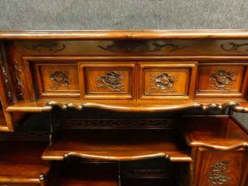 fig 1. Stunning Chinese Rosewood Side Cabinet/Display Cabinet