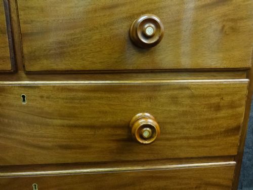 fig 1. Victorian Mahogany chest of drawers