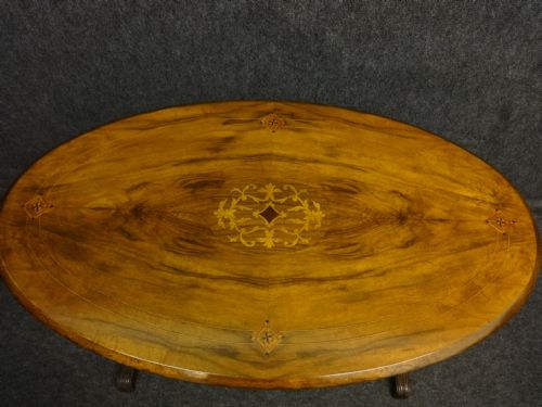 Walnut Inlaid Coffee Table