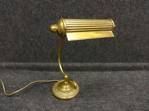 Rare Original Brass Students/desk Lamp