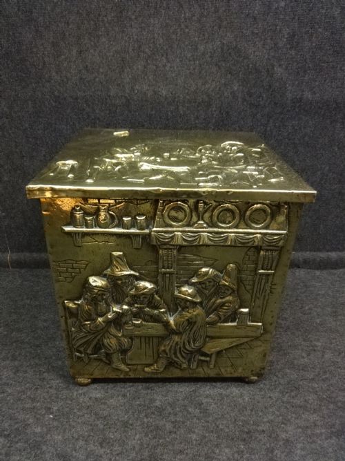 Brass Log Bin
