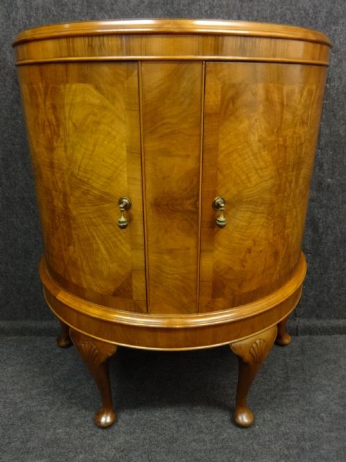 Burr Walnut Cocktail Cabinet