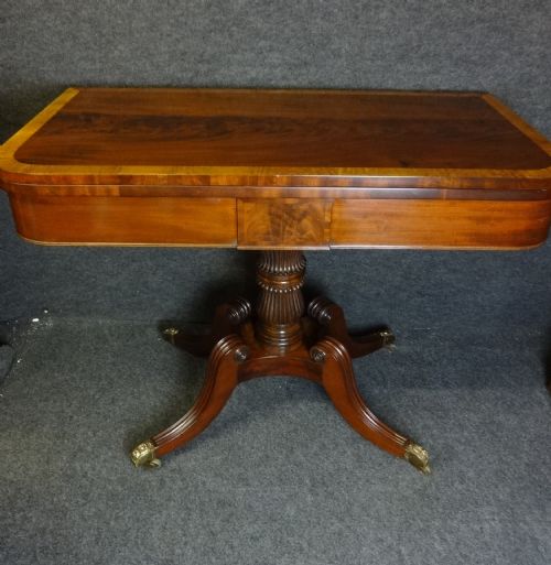 Regency Mahogany Tea Table