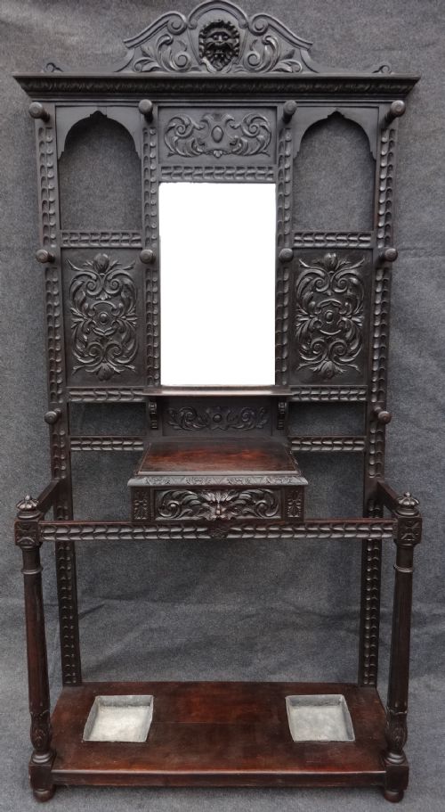 Dark Oak Hall Stand
