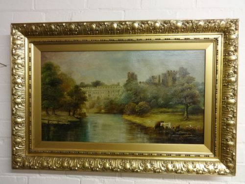 Signed Oil on Canvas 'Warwick Castle'