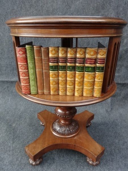 Victorian Mahogany Revolving Bookcase