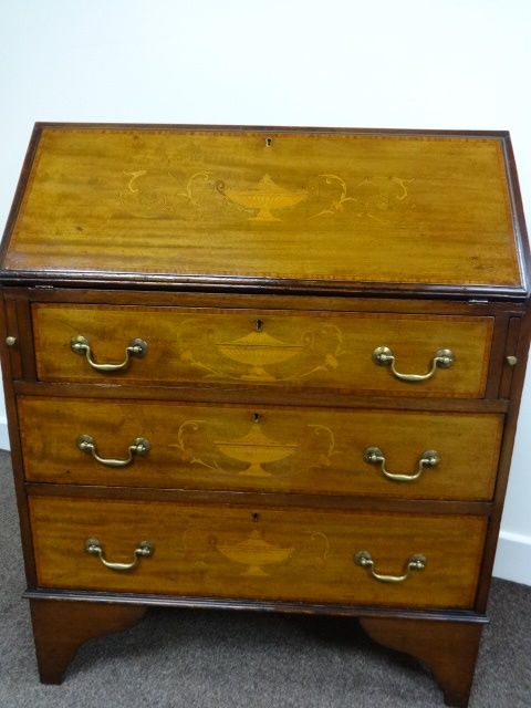Mahogany Inlaid Bureau