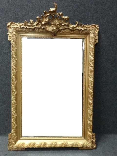 Large French Gilt Mirror