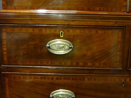 fig 1. Inlaid Georgian Linen Press by James Shoolbred