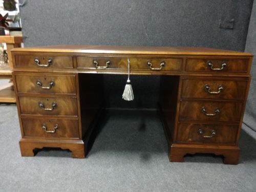 Quality Mahogany Partners Desk