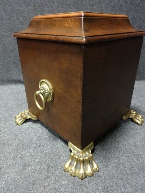 Regency Mahogany Coal Bin
