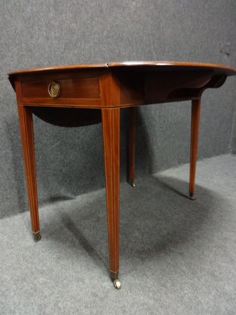 fig 1. Georgian Inlaid Pembroke Table
