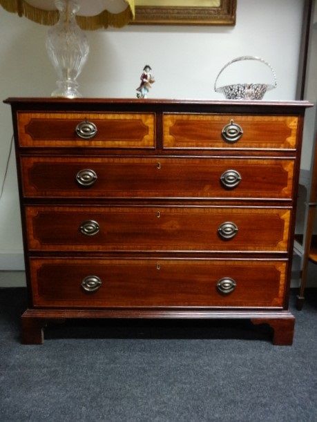 Mahogany Inlaid Chest of Drawers