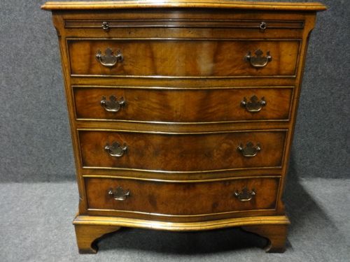 Burr Walnut Serpentine Chest of Drawers