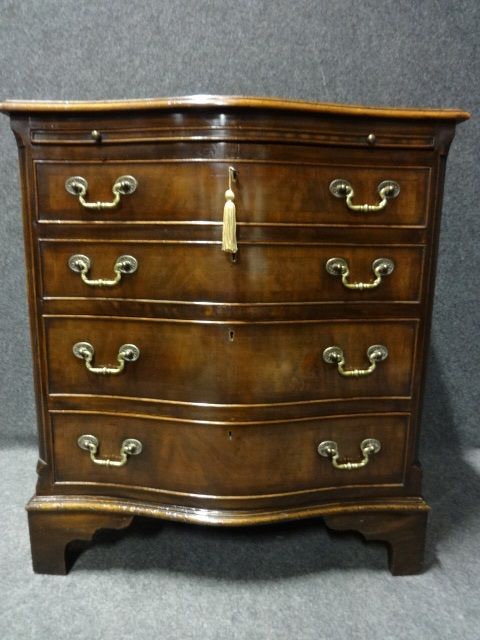 Serpentine Mahogany Chest of Drawers