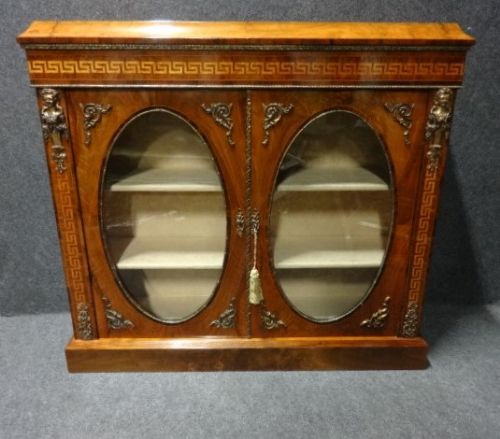 fig 1. Stunning Inlaid Walnut Cabinet
