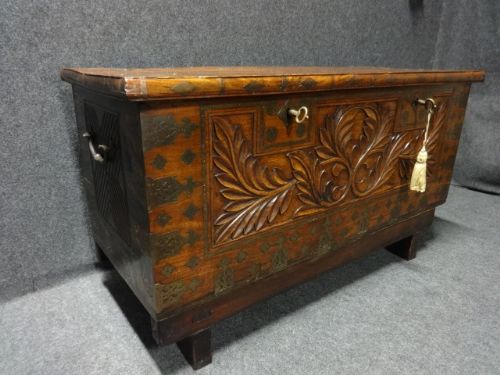 Camphor Wood Dowry Chest on Stand