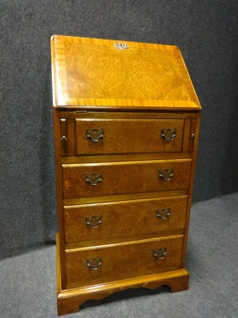 Small Burr Walnut Bureau