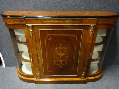 Good Burr Walnut Credenza