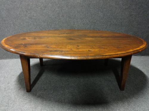 Top Quality Oval Oak Coffee Table