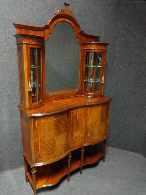 Victorian Inlaid Mahogany Chiffonier