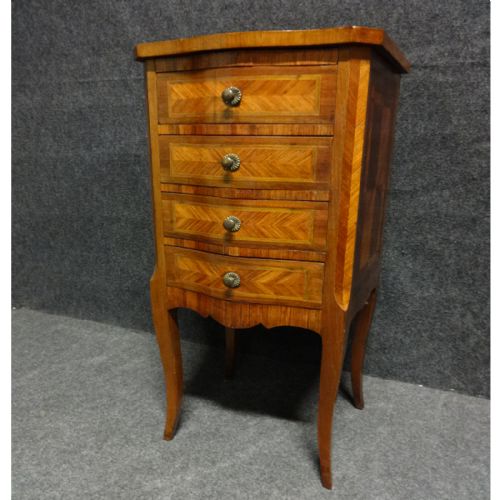 Small Kingwood Serpentine Chest of Drawers