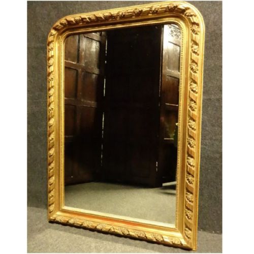 Good French Louis Phillipe Water Gilded Mirror