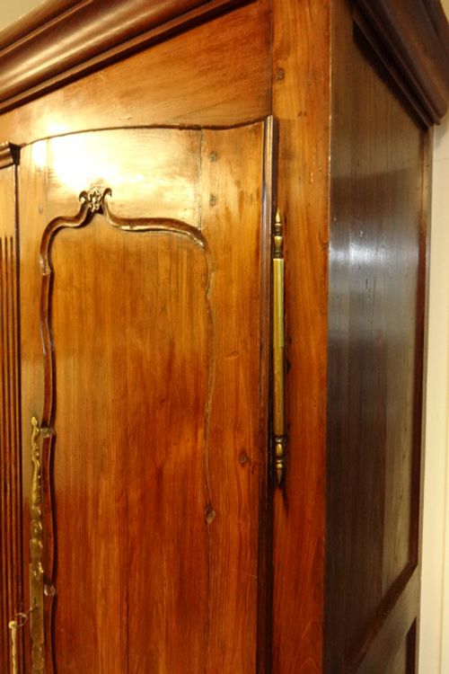 fig 1. French Chestnut Armoire,Wardrobe