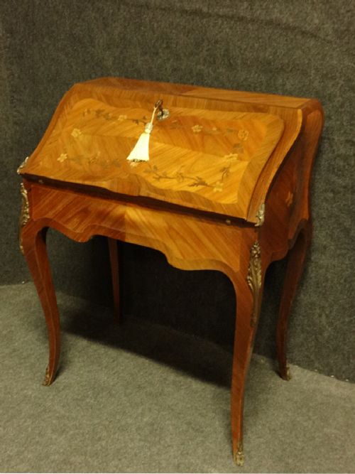 French Kingwood Marquetry Bureau