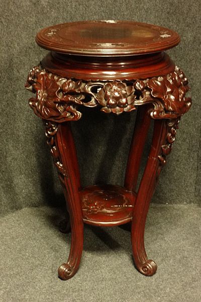 Chinese Laquered  Plant Stand