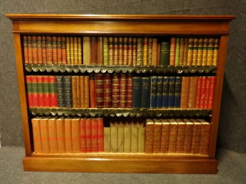 Top Quality Mahogany Open Bookcase