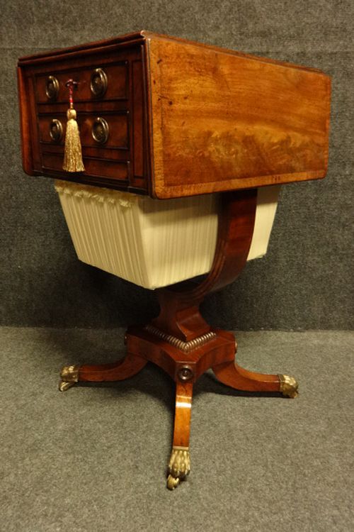 Regency Mahogany Work Table