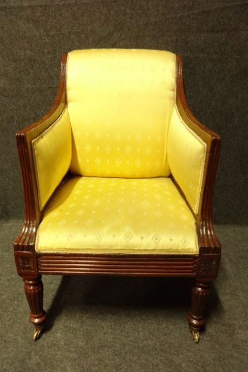 Mahogany Colonial Library Chair