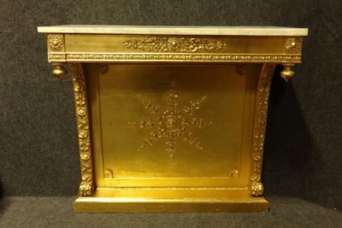 Good Gilded Console Table