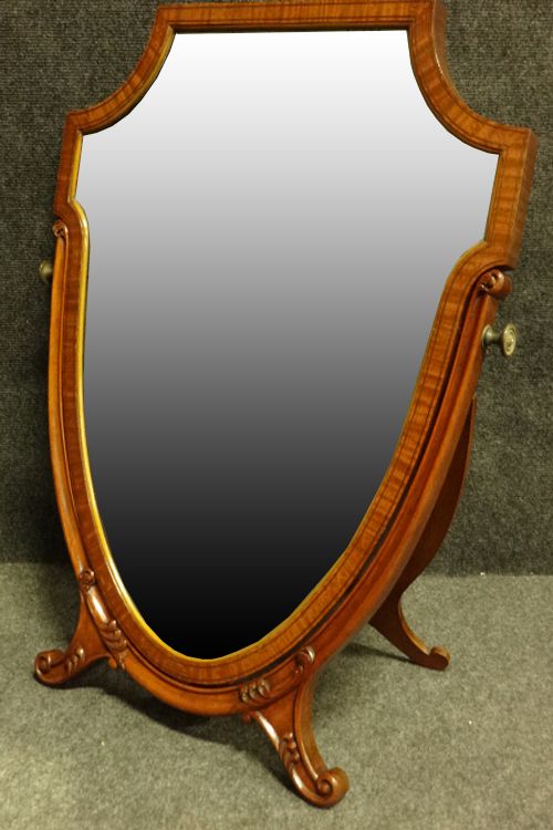 Sheriton Period Satinwood Dressing Mirror