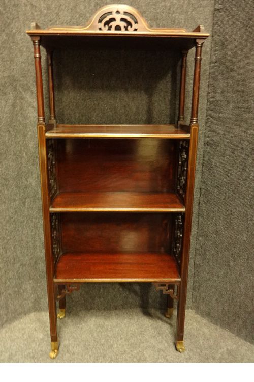 Brass Inlaid Bookcase